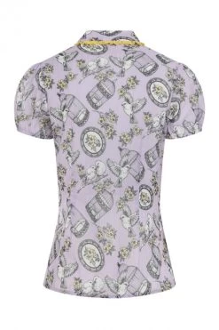 Hell Bunny Willow Sparrow Blouse: Lavender - Medium To 6XL 15 Hell Bunny Willow Sparrow Blouse: Lavender - Medium To 6XL -Fashion Apparel hlb60077 willow sparrow blouse lav 12 large 56289.1613475020