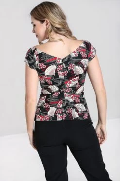 Hell Bunny Lanah Top - Small And 2XL 15 Hell Bunny Lanah Top - Small And 2XL -Fashion Apparel hlb60088 lanah top black 03 01190.1632740073