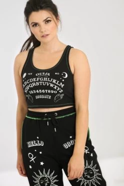 Hell Bunny Ouija Crop Top 7 Hell Bunny Ouija Crop Top -Fashion Apparel hlb60137 ouija crop top black 01 68791.1635969931