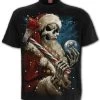 Spiral Candy Cane Santa T-Shirt