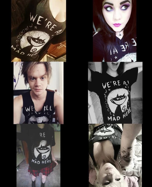 Akumu Ink We're All Mad Here Unisex T-Shirt 7 Akumu Ink We're All Mad Here Unisex T-Shirt - Image 6