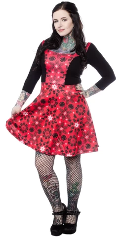 Kreepsville 666 Krampus Flare Dress -Fashion Apparel kreepsville krampus flare dress 1 1 79130.1645616358