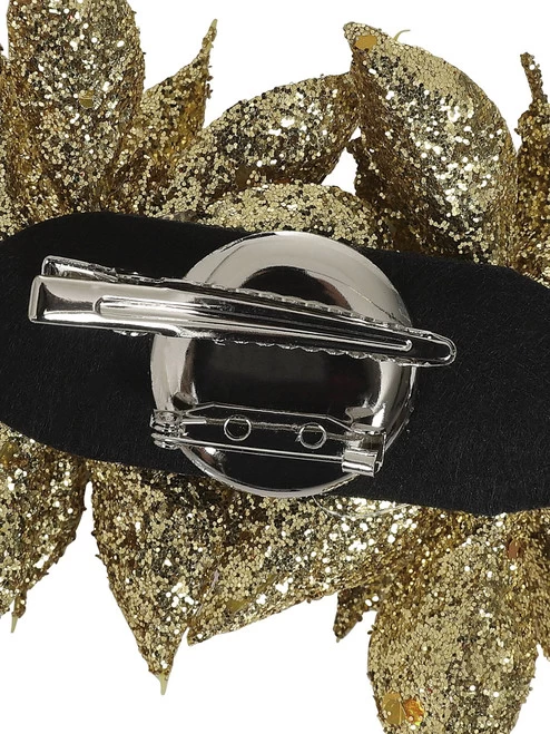 Collectif Louise Festive Hair Flower: Gold 4 Collectif Louise Festive Hair Flower: Gold - Image 2