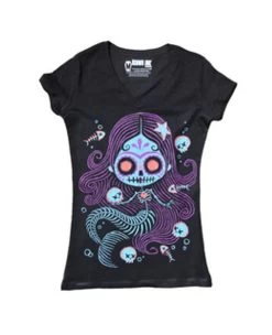 Akumu Ink La Sirena V-Neck Women's T-Shirt