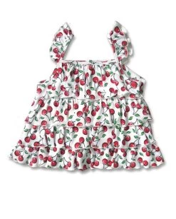 Six Bunnies Cute Cherries Tank Top