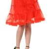 Banned Petticoat Skirt Red 23"