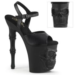 Pleaser Rapture 8" Skull Platform Heels