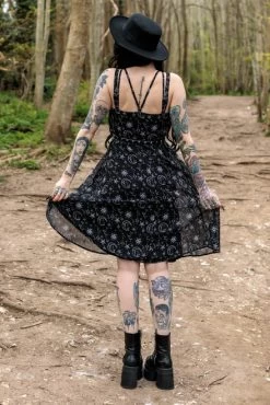 Coven United Moonprint Crossover Straps Dress - XS To 4XL 20 Coven United Moonprint Crossover Straps Dress - XS To 4XL -Fashion Apparel skater5 1024x10242x 50311.1620992123
