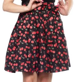 Sourpuss Cherry Cobbler Swing Skirt -Fashion Apparel sp cherry cobbler swing skirt 2 1 69894.1547869126