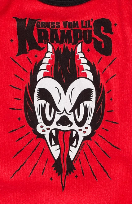 Sourpuss Lil' Krampus One Piece Romper 4 Sourpuss Lil' Krampus One Piece Romper - Image 2