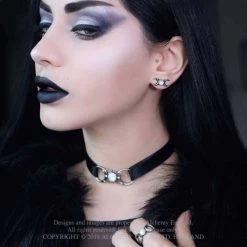 Alchemy Gothic - Triple Goddess Stud Earrings -Fashion Apparel triple goddess 20785.1611163065