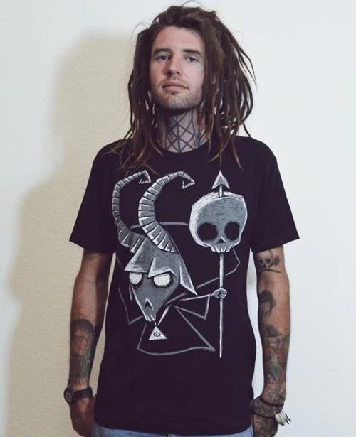 Akumu Ink Baphomet Unisex T-Shirt 4 Akumu Ink Baphomet Unisex T-Shirt - Image 2