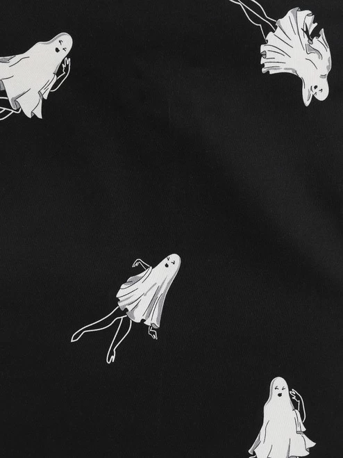 Collectif Winifred PinUp Ghouls Fishtail Skirt - Small, XL, 3XL And 4XL 7 Collectif Winifred PinUp Ghouls Fishtail Skirt - Small, XL, 3XL And 4XL - Image 5